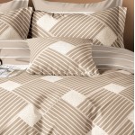 Σετ Σεντόνια Υπέρδιπλα (230x270) Βαμβακοσατέν 200 Kλωστών Melinen Prime Line Mabel