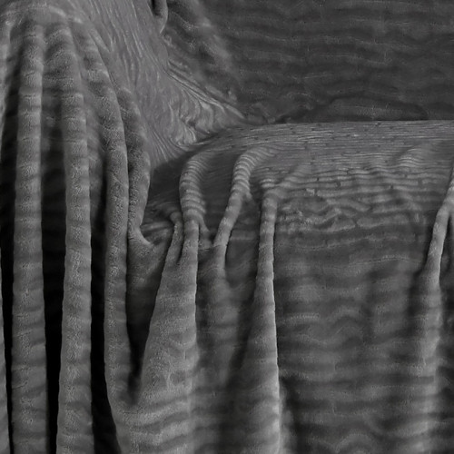 Ριχτάρι για Διθέσιο Καναπέ (170x250) Flannel Ανάγλυφο Melinen Enzo Grey