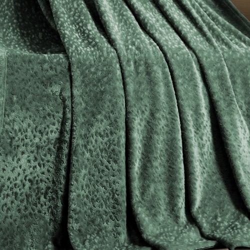 Ριχτάρι για Τριθέσιο Καναπέ (170x300) Flannel Ανάγλυφο Melinen Giza Dark Aqua