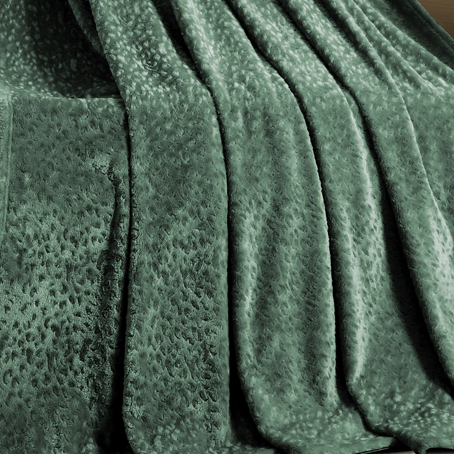 Ριχτάρι για Τριθέσιο Καναπέ (170x300) Flannel Ανάγλυφο Melinen Giza Dark Aqua