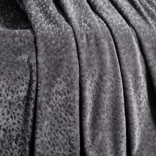 Ριχτάρι για Πολυθρόνα (130x170) Flannel Ανάγλυφο Melinen Giza Dark Grey