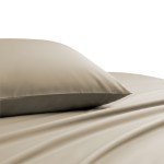 Μαξιλαροθήκες Ζεύγος (53x72) Βαμβακοσατέν 300 Κλωστών Melinen Lavish Beige