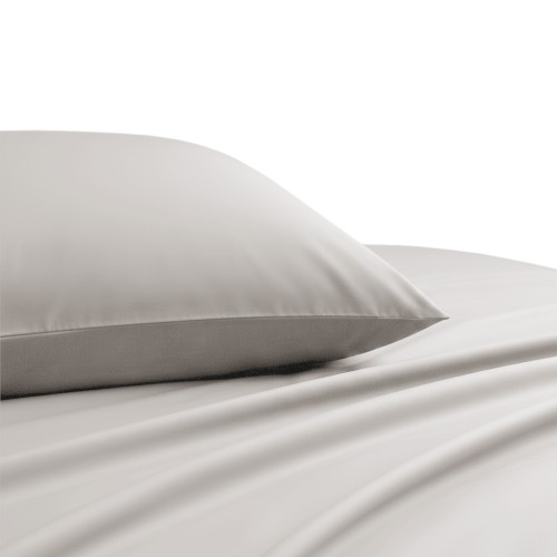 Μαξιλαροθήκες Ζεύγος (53x72) Βαμβακοσατέν 300 Κλωστών Melinen Lavish Ecru