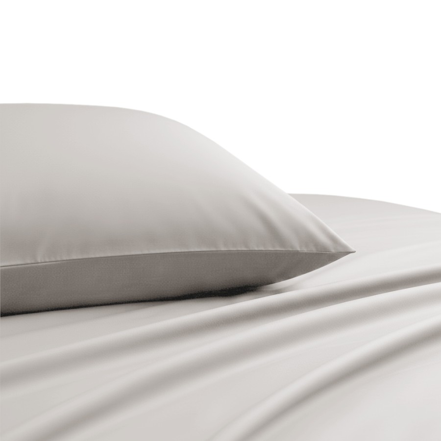 Σεντόνι Μεμονωμένο Υπ/διπλο Λάστιχο (160x200+35) Βαμβακοσατέν 300 Κλωστών Melinen Lavish Ecru