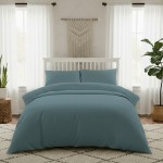 Σεντόνι Μεμονωμένο Υπ/διπλο (240x270) Βαμβακοσατέν 300 Κλωστών Μονόχρωμο Melinen Lavish Dark Aqua