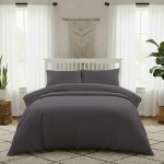 Σεντόνι Μεμονωμένο Υπ/διπλο (240x270) Βαμβακοσατέν 300 Κλωστών Μονόχρωμο Melinen Lavish Dark Grey