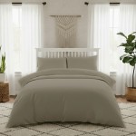 Σεντόνι Μεμονωμένο Υπ/διπλο (240x270) Βαμβακοσατέν 300 Κλωστών Μονόχρωμο Melinen Lavish Olive/Grey