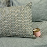 Μαξιλαροθήκες 2 τεμ (50x70) βαμβακερές Melinen Ultra Line Paris Aqua