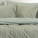 Παπλωματοθήκη Μονή (165x245) Διπλής όψης Βαμβακερή Melinen Ultra Line Paris Aqua