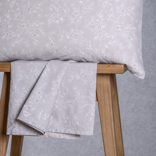 Κατωσέντονο Μονό (100x200+32) Με Λάστιχο + Μαξιλαροθήκη Melinen Ultra Line Mini Amy Aqua