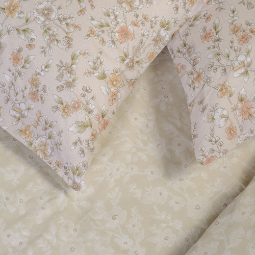 Μαξιλαροθήκες 2 τεμ (50x70) βαμβακερές Melinen Ultra Line Amy Beige