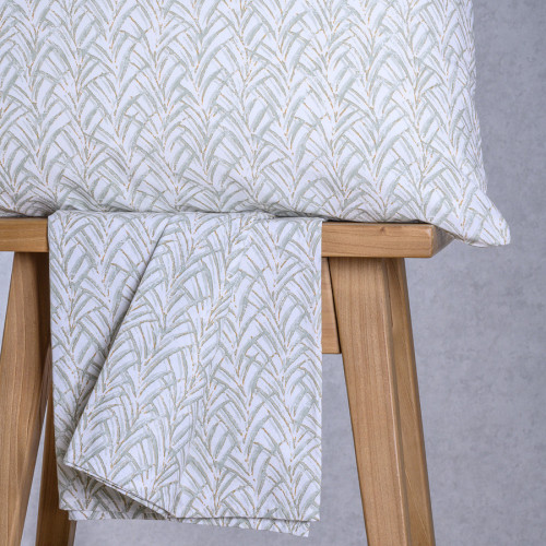 Κατωσέντονο Διπλό (160x200+32) Με Λάστιχο + Μαξιλαροθήκες Melinen Ultra Line Mini Coral Aqua