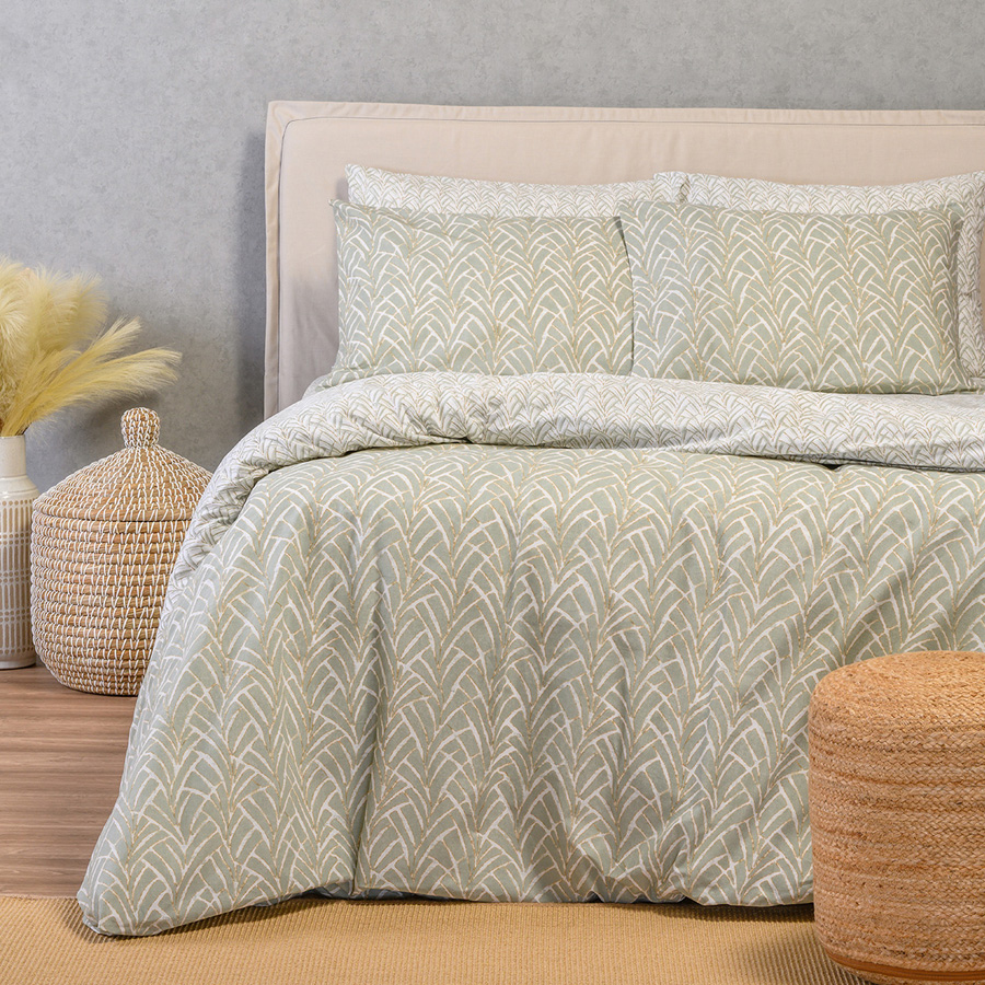 Μαξιλαροθήκες 2 τεμ (50x70) βαμβακερές Melinen Ultra Line Coral Aqua