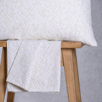 Κατωσέντονο Διπλό (160x200+32) Με Λάστιχο + Μαξιλαροθήκες Melinen Ultra Line Mini Coral Light Grey