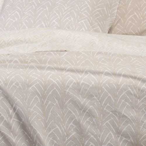 Σετ Σεντόνια King Size (260x270) Βαμβακερά Melinen Ultra Line Coral Light Grey