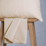 Κατωσέντονο Διπλό (160x200+32) Με Λάστιχο +Μαξιλαροθήκες Melinen Ultra Line Mini Maverick Beige