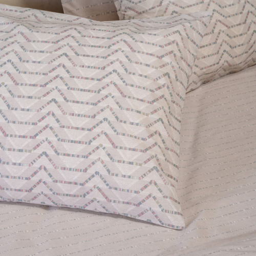 Σετ Σεντόνια Μονά (170x270) Βαμβακερά Melinen Ultra Line Paris Grey