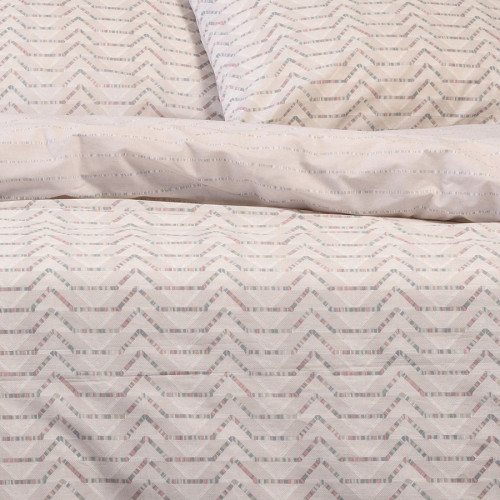 Σετ Σεντόνια King Size (260x270) Με Λάστιχο Βαμβακερά Melinen Ultra Line Paris Grey