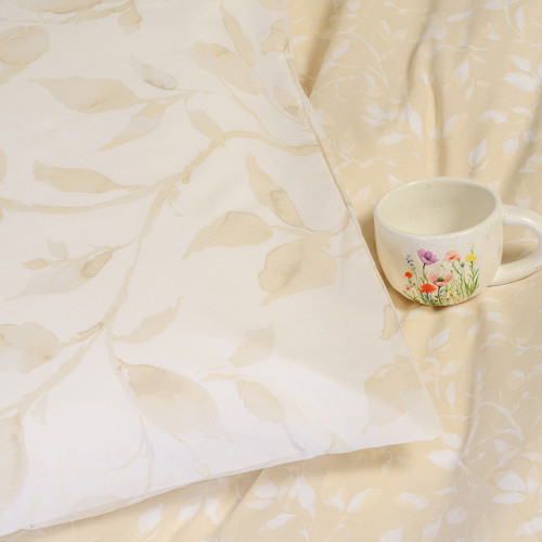 Μαξιλαροθήκες 2 τεμ (50x70) βαμβακερές Melinen Ultra Line Pearl Beige