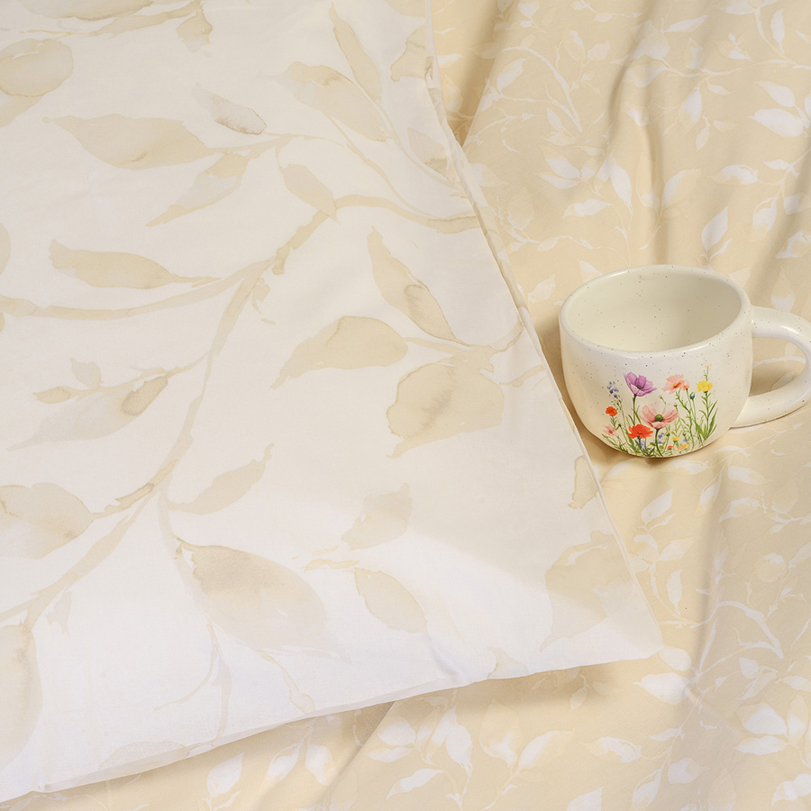 Σετ Σεντόνια Μονά (170x270) Βαμβακερά Melinen Ultra Line Pearl Beige