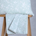 Κατωσέντονο Διπλό (160x200+32) Με Λάστιχο + Μαξιλαροθήκες Melinen Ultra Line Mini Pearl Blue