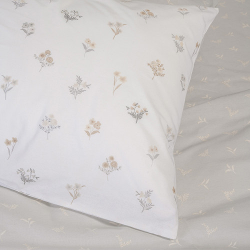 Σετ Σεντόνια Υπέρδιπλα (235x270) Βαμβακερά Melinen Ultra Line Spring Light Grey