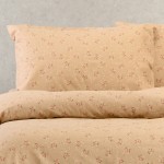 Μαξιλαροθήκες 2 τεμ (53x72) φανελένιες Melinen Winter Line Fay Beige