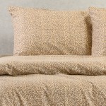 Μαξιλαροθήκες 2 τεμ (53x72) φανελένιες Melinen Winter Line Keshia Beige