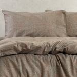 Μαξιλαροθήκες 2 τεμ (53x72) φανελένιες Melinen Winter Line Keshia Grey