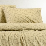 Μαξιλαροθήκες 2 τεμ (53x72) φανελένιες Melinen Winter Line Poppy Pastel Olive