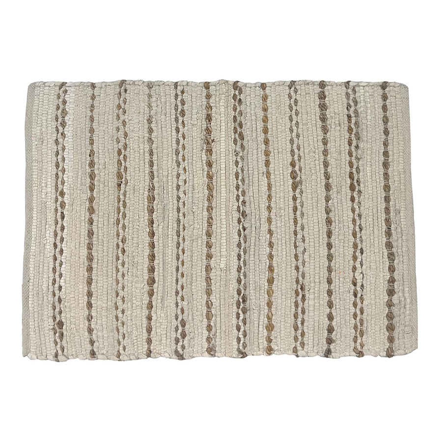 Διάδρομος - Κουρελού (60x90) Βαμβακερό Melinen Margot Ecru