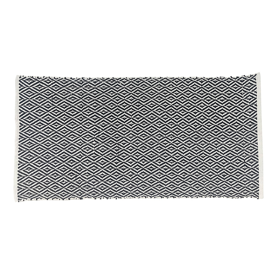 Διάδρομος - Κουρελού (70x140) Βαμβακερό Melinen Polly Black