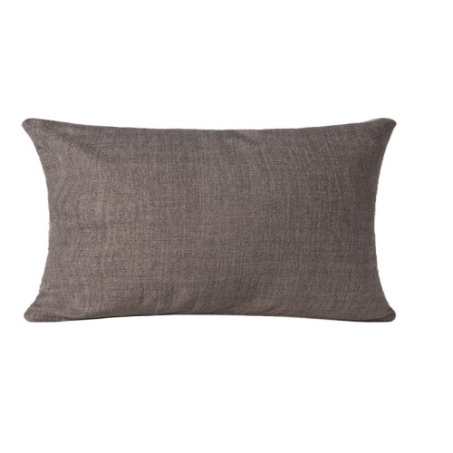 Διακοσμητική Μαξιλαροθήκη Φιγούρας (30x50) Μονόχρωμη Μακρόστενη Newhome A803 Γκρι-Καφέ