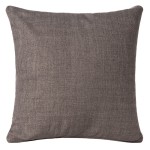 Διακοσμητική Μαξιλαροθήκη Φιγούρας (45x45) Μονόχρωμη Newhome A803 Γκρι-Καφέ