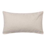 Διακοσμητική Μαξιλαροθήκη Φιγούρας (30x50) Μονόχρωμη Μακρόστενη Newhome A803 Ivory