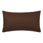 Διακοσμητική Μαξιλαροθήκη Φιγούρας (30x50) Μονόχρωμη Μακρόστενη Newhome A803 καφέ