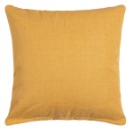 Διακοσμητική Μαξιλαροθήκη Φιγούρας (45x45) Μονόχρωμη Newhome A803 κίτρινο