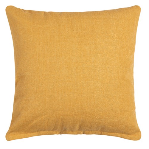 Διακοσμητική Μαξιλαροθήκη Φιγούρας (45x45) Μονόχρωμη Newhome A803 κίτρινο