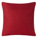 Διακοσμητική Μαξιλαροθήκη Φιγούρας (45x45) Μονόχρωμη Newhome A803 κόκκινο