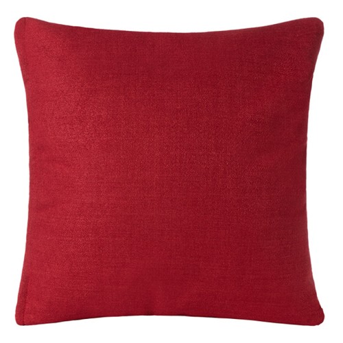 Διακοσμητική Μαξιλαροθήκη Φιγούρας (45x45) Μονόχρωμη Newhome A803 κόκκινο