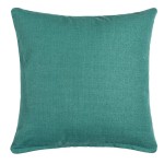 Διακοσμητική Μαξιλαροθήκη Φιγούρας (45x45) Μονόχρωμη Newhome A803 seagreen