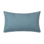 Διακοσμητική Μαξιλαροθήκη Φιγούρας (30x50) Μονόχρωμη Μακρόστενη Newhome A803 Σιέλ