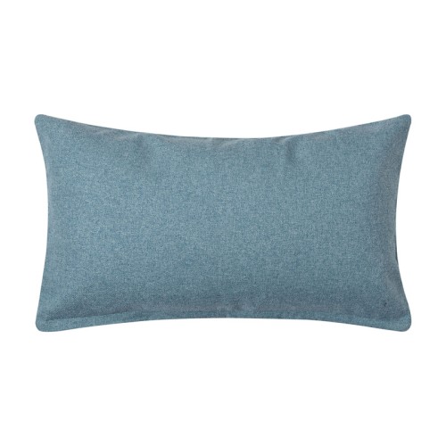 Διακοσμητική Μαξιλαροθήκη Φιγούρας (30x50) Μονόχρωμη Μακρόστενη Newhome A803 Σιέλ