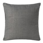 Διακοσμητική Μαξιλαροθήκη Φιγούρας (45x45) Μονόχρωμη Newhome A803 γκρι σκούρο