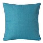 Διακοσμητική Μαξιλαροθήκη Φιγούρας (45x45) Μονόχρωμη Newhome A803 τυρκουάζ