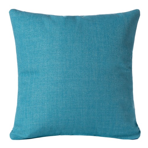 Διακοσμητική Μαξιλαροθήκη Φιγούρας (45x45) Μονόχρωμη Newhome A803 τυρκουάζ