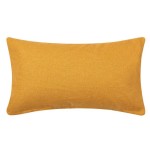 Διακοσμητική Μαξιλαροθήκη Φιγούρας (30x50) Μονόχρωμη Μακρόστενη Newhome A803 Yolk (Κροκί)