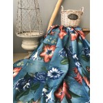 Αλέκιαστο Τραπεζομάντηλο (170x250) Εμπριμέ Newhome 03-095 μπλε