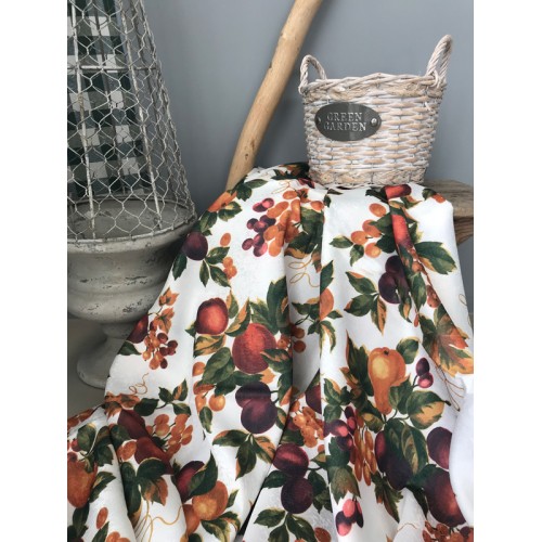 Αλέκιαστο Τραπεζομάντηλο (170x170) Εμπριμέ Newhome 422 εκρού