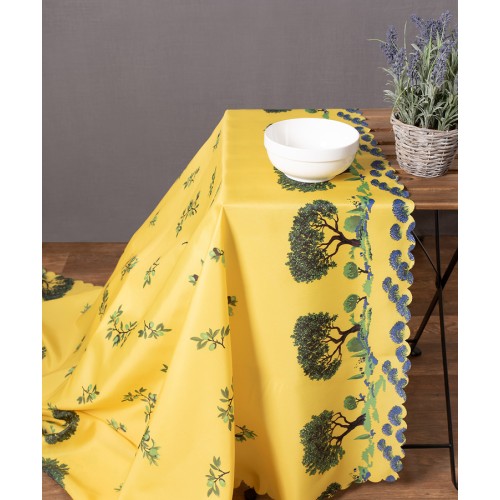 Αλέκιαστο Τραπεζομάντηλο (140x240) Εμπριμέ Newhome Mod2 κίτρινο